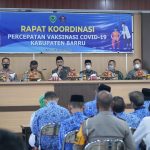 Bupati Barru Hadiri Rakor Percepatan Vaksinasi Covid-19
