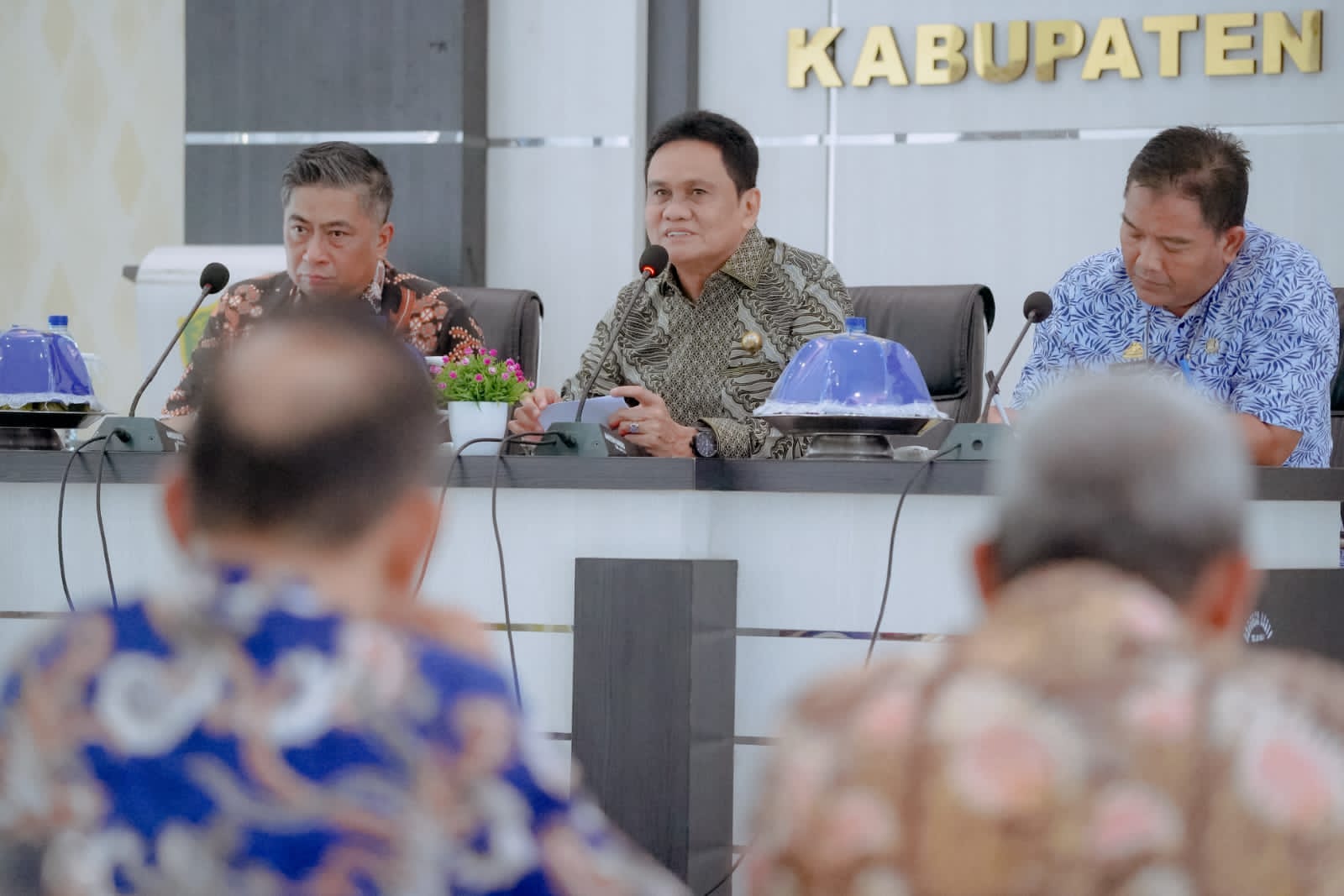 BUPATI BARRU MEMIMPIN RAPAT EVALUASI PERSIAPAN PENILAIAN ADIPURA TAHUN 2022