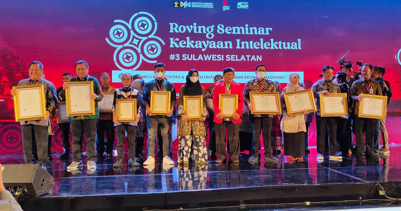9 KARYA SENI SANGGAR BOLONG RINGGI MENDAPATKAN SERTIFIKAT HAK atas KEKAYAAN INTELEKTUAL (HaKI) DARI KEMENKUMHAM R.I INI HARAPAN SEKDA BARRU