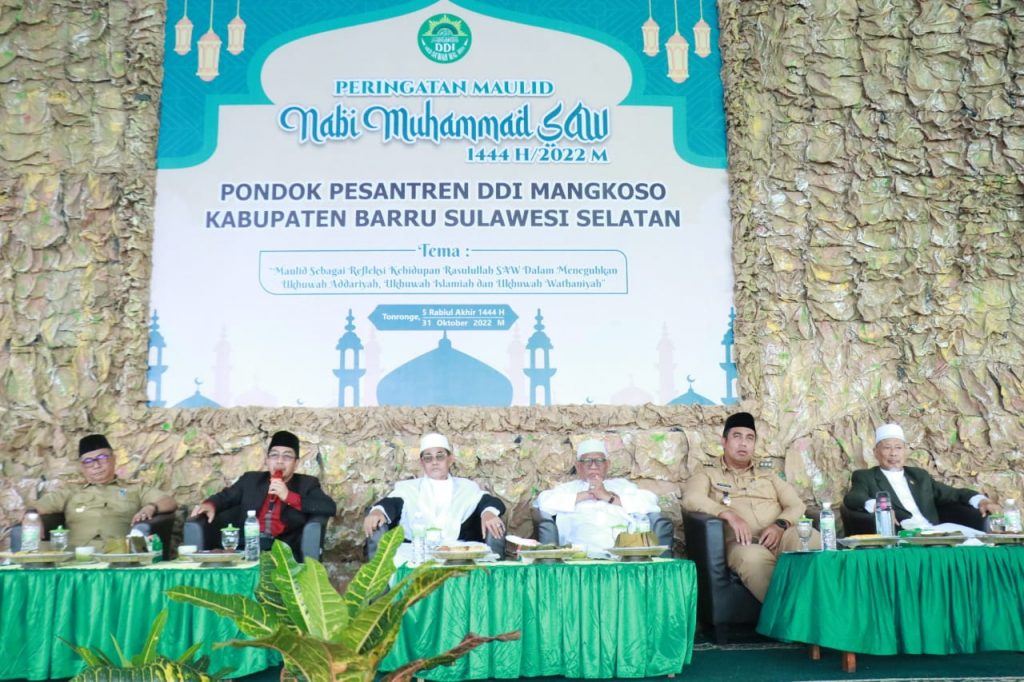Peringatan Maulid Nabi Muhammad SAW Tahun 1444 H/2022 M (31/10/2022) yang diadakan oleh Kampus 2 Pondok Pesantren DDI Mangkoso.