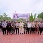 Bupati Barru Pimpin Apel Gelar Pasukan Pengamanan Pilkades