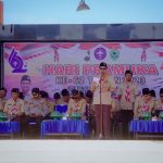 BUPATI BARRU PIMPIN UPACARA HARI PRAMUKA TINGKAT KABUPATEN BARRU