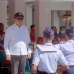 Bupati Barru Terima Peserta Gerak Jalan HUT RI 2023