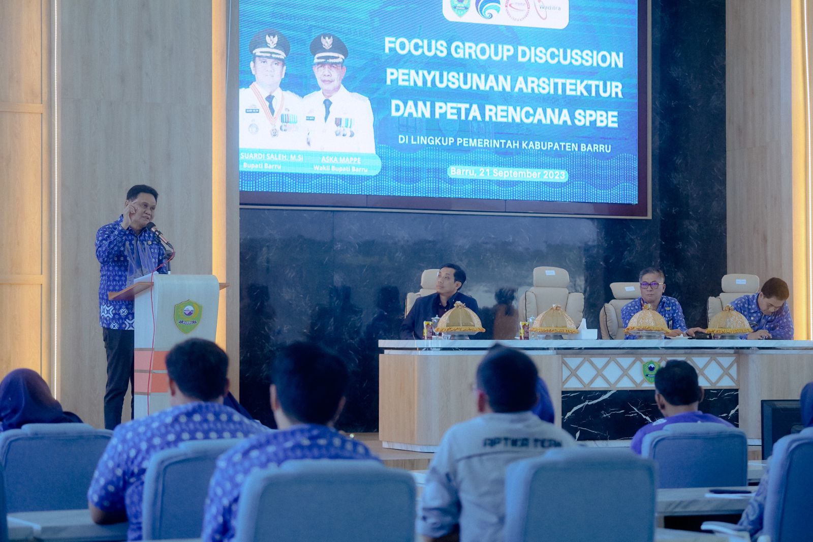 FGD, Bupati Barru : Sistem Pemerintahan Berbasis Elektronik Berkontribusi Besar Terhadap Pelayanan Publik