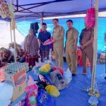 Wujud Empati, Bupati Suardi Saleh Kunjungi Sekaligus Beri Bantuan Korban Kebakaran Lampoko