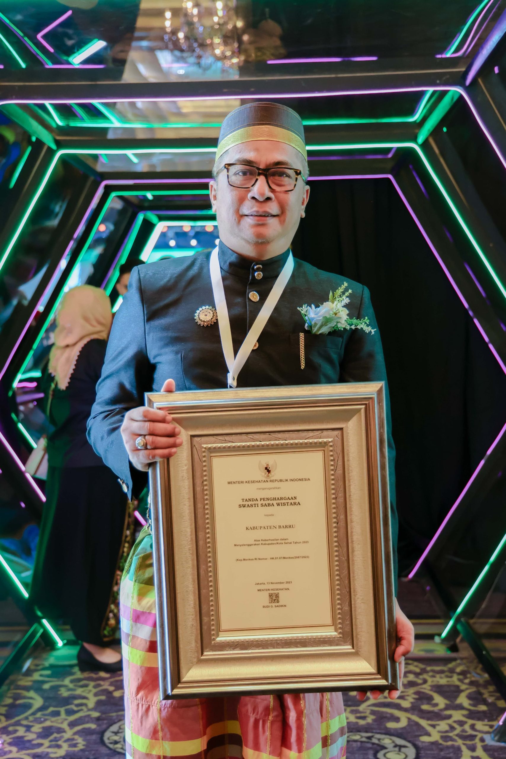 Barru Kembali Raih Penghargaan Bergengsi Swasti Saba Wistara dari Kemenkes RI