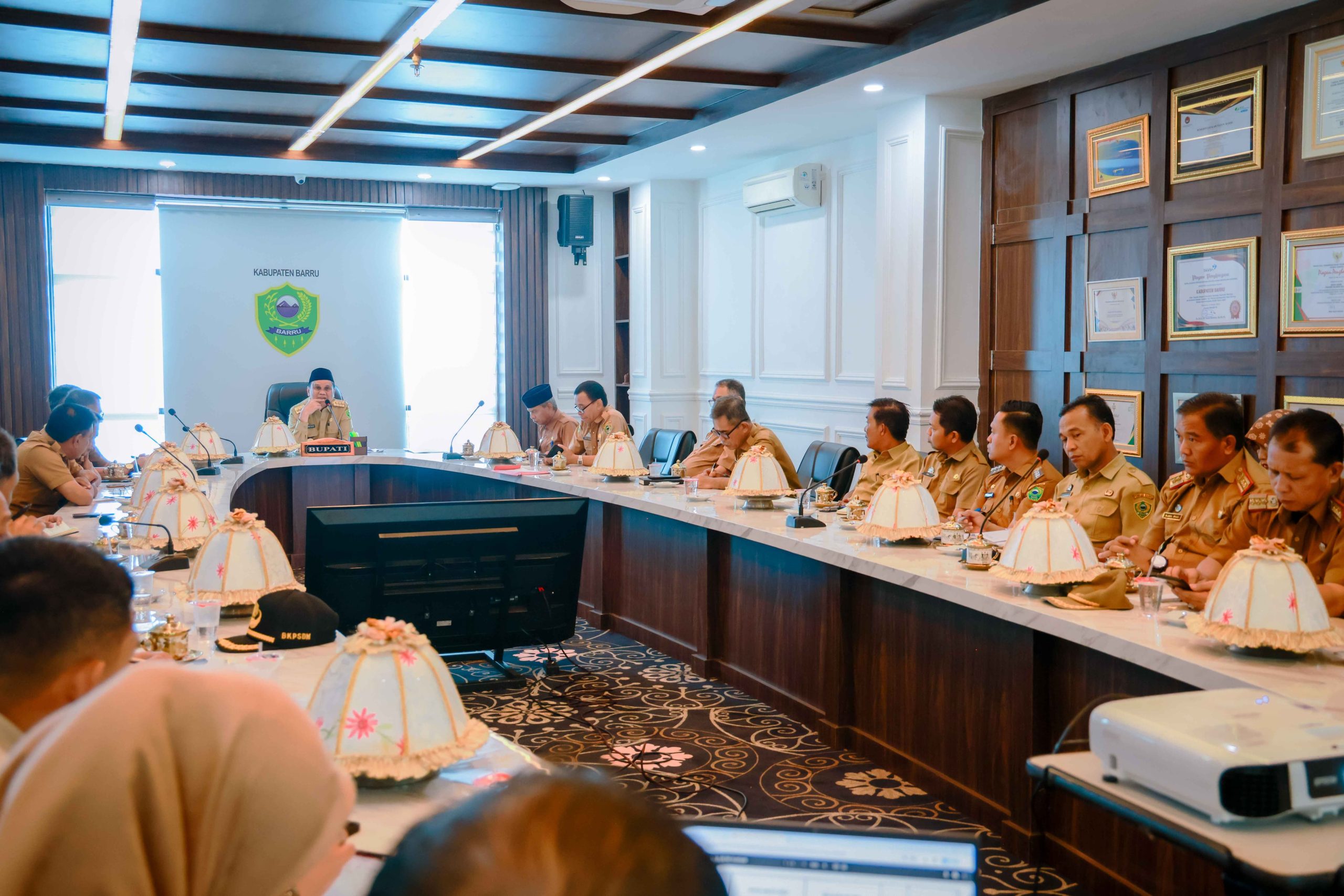 Awal Tahun Bupati Barru Gelar Coffee Morning