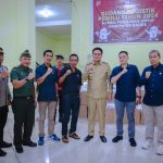 Pastikan Logistik Pemilu Aman, Bupati Barru bersama Forkopimda Tinjau Gudang Logistik KPU Barru