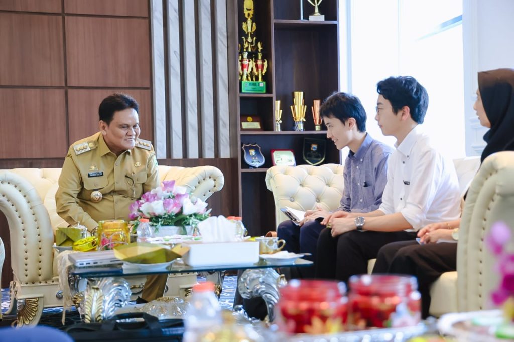 Bupati Barru Menerima Kunjungan Tim Riset Jepang
