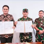 Perjanjian Kerjasama dengan Danrem 141/Toddupuli, Bupati Barru berharap Masalah Kecil apapun Segera Dieleminir sehingga Pemilu Berjalan Damai