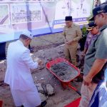 Dihari Jadi Ke-64 Kab.Barru, Bupati Barru Bersama Pj. Gubernur Sulsel Meletakkan Batu Pertama Pembangunan Masjid Raya Barru