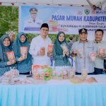 Suardi Saleh dan Ulfah Nurul Huda Dampingi Pj. Gubernur Sulsel Tinjau Pasar Murah