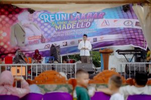 Bupati Barru hadiri Reuni Akbar dan Pelantikan Pengurus Ikatan Alumni SMP Negeri Madello