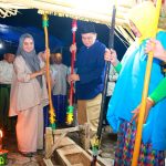 Suardi Saleh bersama Dokter Ulfah Hadiri Pesta Rakyat 'Mappadendang' di Desa Binuang