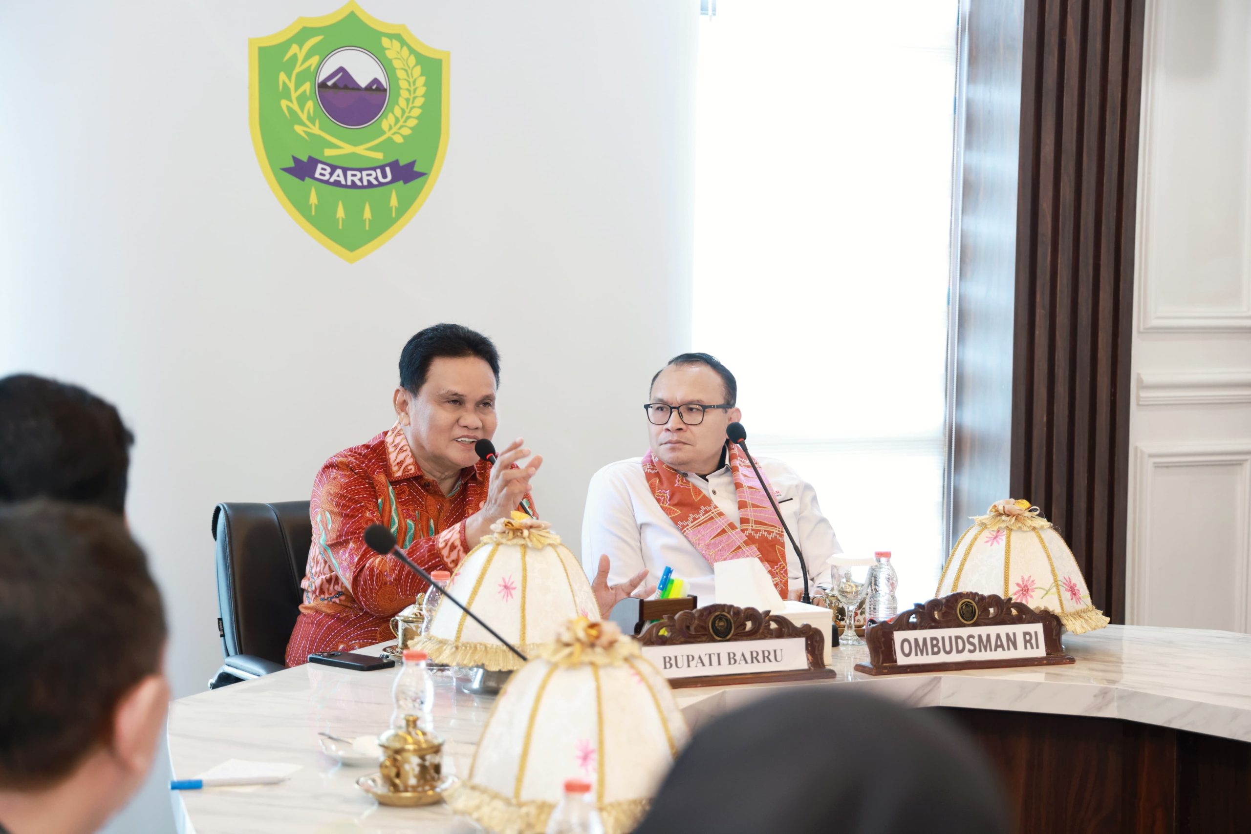 Bupati Barru Terima Kunjungan Ombudsman RI