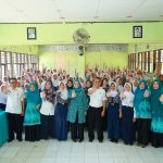 Plt. Ketua TP PKK Kab.Barru Hadiri Gerakan Cegah Stunting dan Aksi Bergizi di UPTD SMPN 22 dan 18 Barru