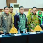 Wakil Bupati Barru Abustan A. Bintang menghadiri High Level Meeting