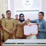 Pemkab Barru bersama Kanwil Kemenkumham Sulsel resmi menandatangani Nota Kesepakatan (MoU)