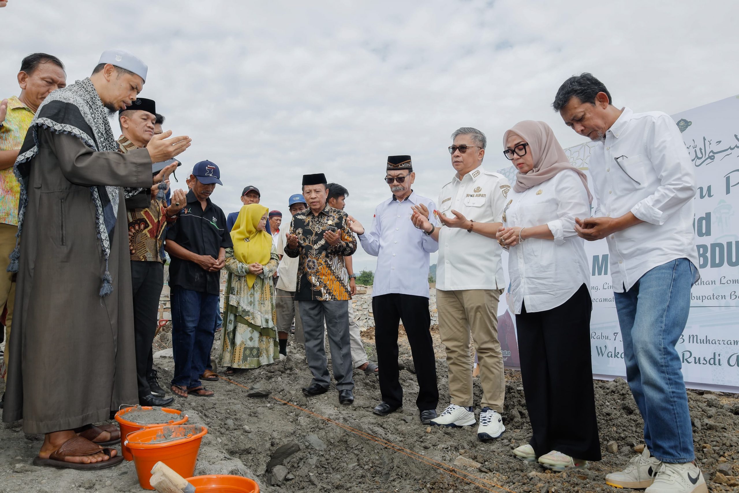 Pemkab Barru Dukung Pembangunan Masjid H. M. Rusdi Abdullah di Tanete Riaja