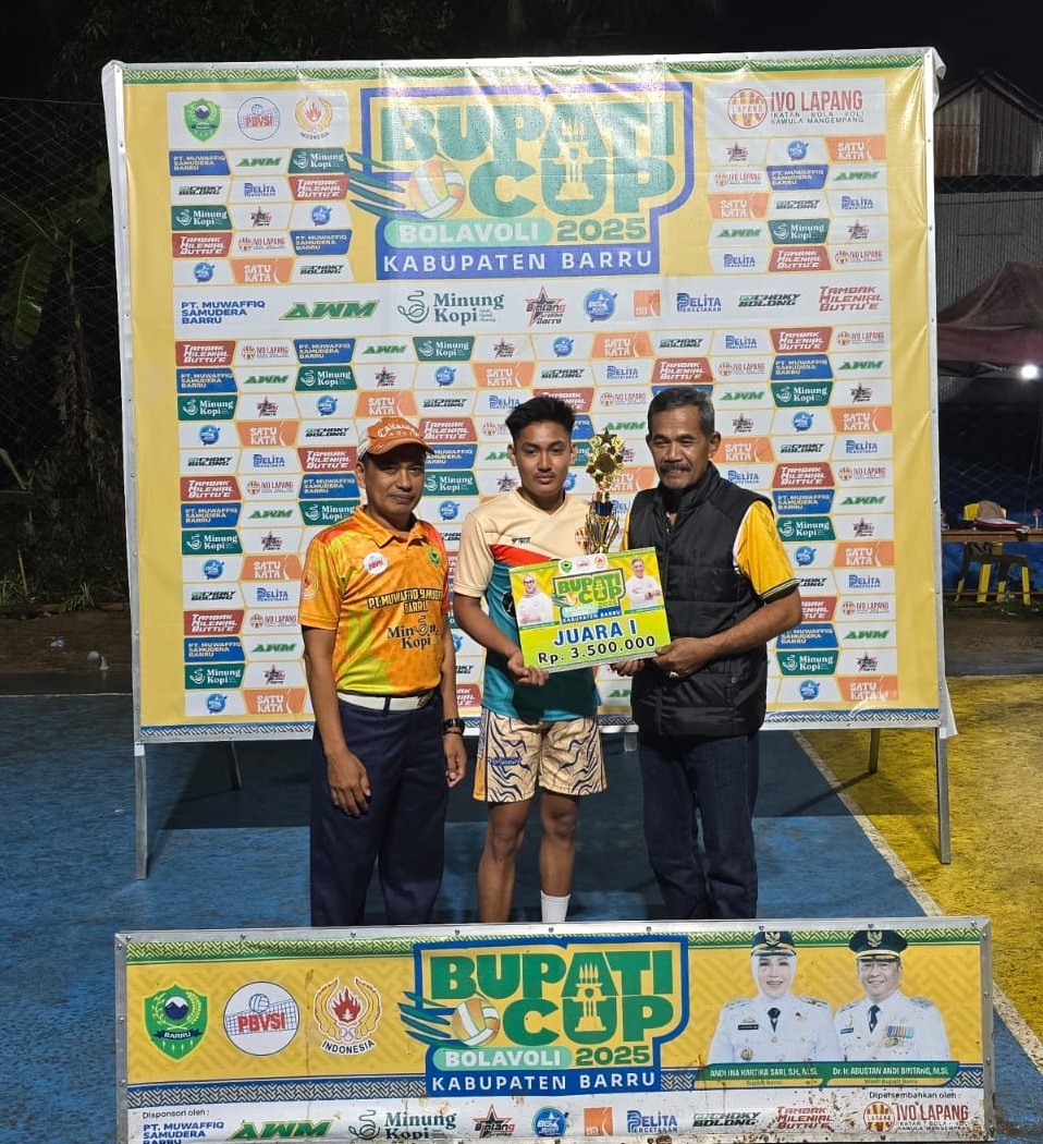 Turnamen Bola Voli Bupati Cup II 2025 Resmi Ditutup, Pj. Sekda: Ini Ajang Cari Bibit Atlet Berbakat