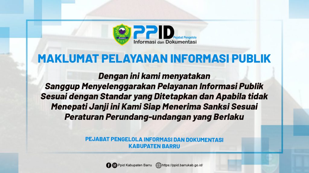 Maklumat Pelayanan Informasi Publik