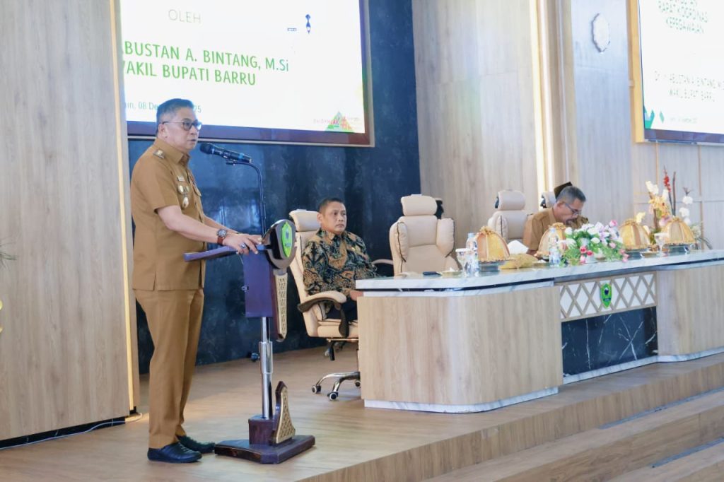 Buka Rakor Kepegawaian, Wakil Bupati Barru Tegaskan Pentingnya Reformasi Birokrasi Menuju 2026