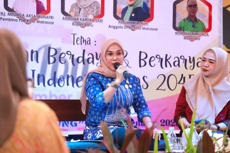 Hadiri Talkshow Hari Ibu di Makassar, Bupati Barru Paparkan Program Prioritas Daerah