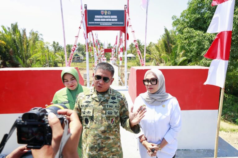 Jembatan Perintis Garuda di Bottoe Dibangun, 90 KK Kini Punya Akses Lebih Aman